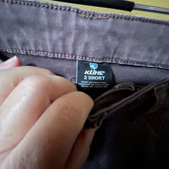 Kuhl size 2 short brown slight flare pants - Picture 3 of 9